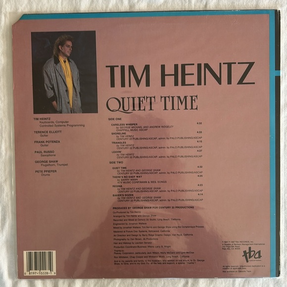 Vintage Vinyl - TIM HEINTZ - QUIET TIME - Picture 2 of 4